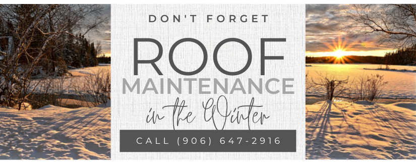 Commercial roof maintenance in the winter