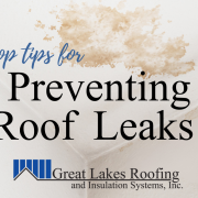 "Great Lakes Roofing's Top Tips for Preventing Roof Leaks in Commercial Buildings Blog Cover