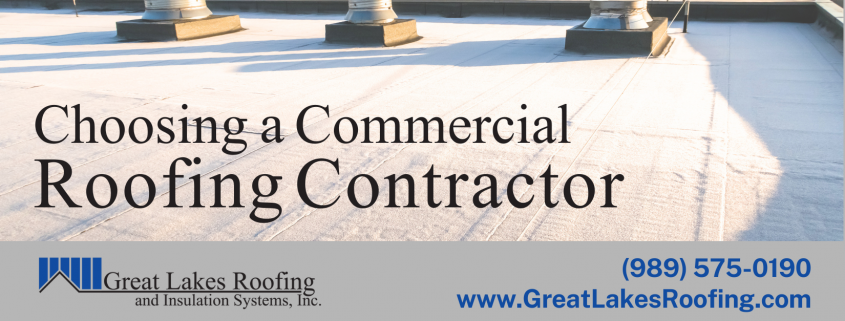 Great Lakes Roofing's Guide to Choosing the Right Commercial Roofing Contractor Blog Cover