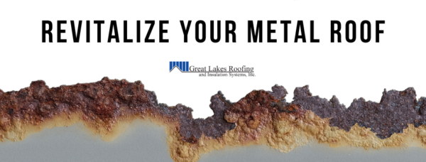 Revitalize your rusted metal roof with Great Lakes Roofing's retrofit solutions.